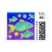 Happy Fish Stamps