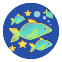 Happy Fish Stickers