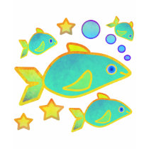 Happy Fish Women's Dark Shirts