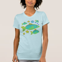 Happy Fish Women's Shirts