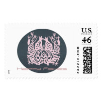 Happy Fishes postage by jiyunzhaoweb Happy Fishes postage