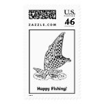 Happy Fishing ! Stamp