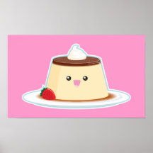 Happy Flan Print
