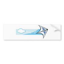 Happy Flight bumper stickers