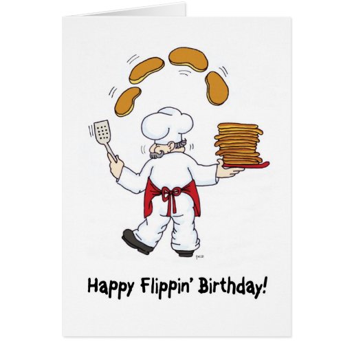 Happy Flippin' Birthday Greeting Card | Zazzle