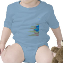 Happy Flower 2-Sided Infant Creeper T Shirt