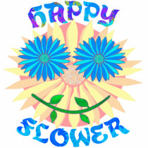 Happy Flower 2-Sided Kids' Dark Shirts