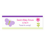 Happy Flower & Butterflies Favor/Tags Business Card