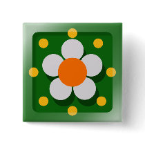 Happy Flower buttons