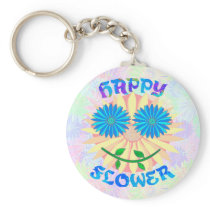 Happy Flower Keychain
