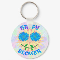 Happy Flower Keychain