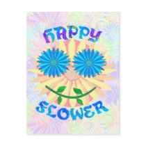 Happy Flower Postcard