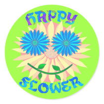 Happy Flower Stickers