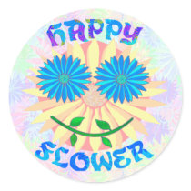 Happy Flower Stickers