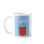 Happy Flowers Folk Art Mug