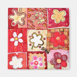 Happy Flowers Magnet