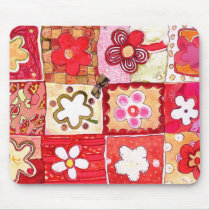 Happy Flowers Mousepad by ShouShou Happy Flowers Mousepad