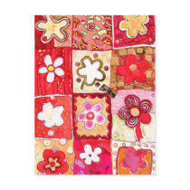 Happy Flowers Postcard
