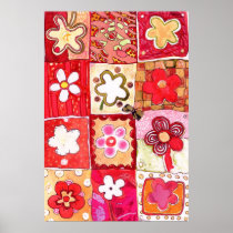 Happy Flowers posters