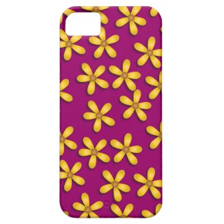 Happy Flowers Purple iPhone 5 Case