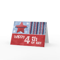 Happy Fourth of July Greeting Card