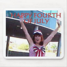 HAPPY FOURTH OF JULY MOUSEPAD