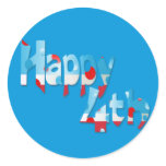 Happy Fourth Stickers stickers