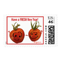 Happy Fresh New Year! Postage Stamp by zooogle Happy Fresh New Year! Postage Stamp