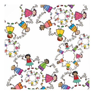 Happy Friends Around the World Fun Custom Poster by fat_fa_tin