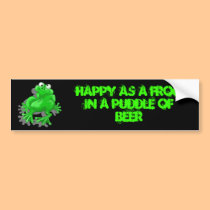 happy frog bumper stickers
