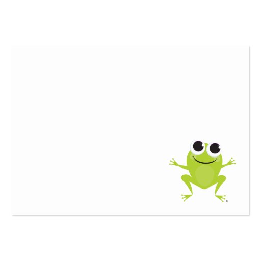 Happy Frog Gift Card Business Card (back side)
