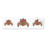 Happy Froggy Head -  NOVINO MonstersInk Bumper Sticker