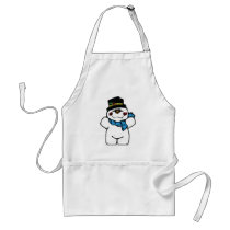 happy frost snowman aprons