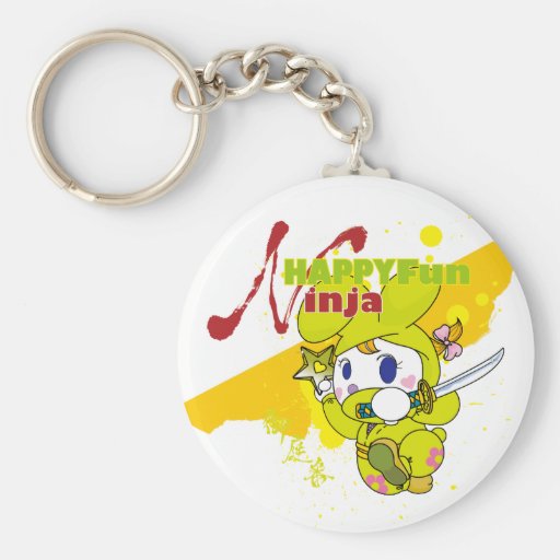 HAPPY FUN Ninja Keychains