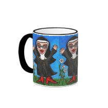 Happy Funky Preachin' Nun - mug