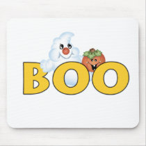 Happy Ghost Boo mousepads