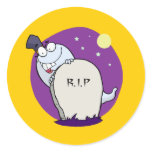 Happy Ghost Stickers
