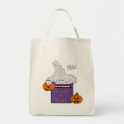Happy Ghost Trick or Treat Bag