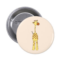 Happy Giraffe. Cartoon Buttons