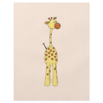 Happy Giraffe. Cartoon Flyer