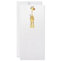 Happy Giraffe. Cartoon Custom Rack Cards