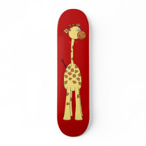 Happy Giraffe. Cartoon Skateboard Decks
