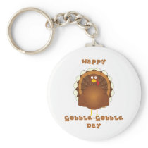 Happy Gobble-Gobble day Keychain
