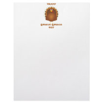 Happy Gobble-Gobble day letterhead