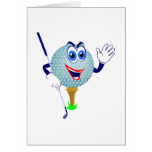 Happy Golf Ball T-shirts and Gifts Cards