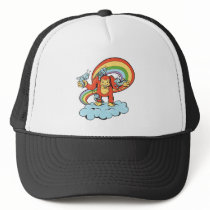 happy gorilla cartoon character vector mesh hats