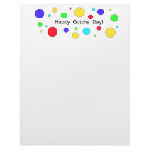 Happy Gotcha Day! letterhead
