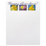 Happy Grandma! Stationery Letterhead Daffodils