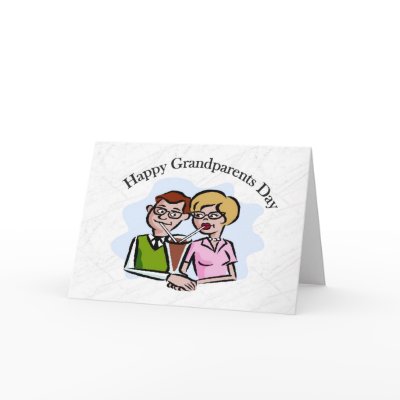 Happy Grandparents Day Greeting Cards by postcardsfromtheedge