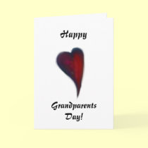 Happy Grandparents Day Heart cards